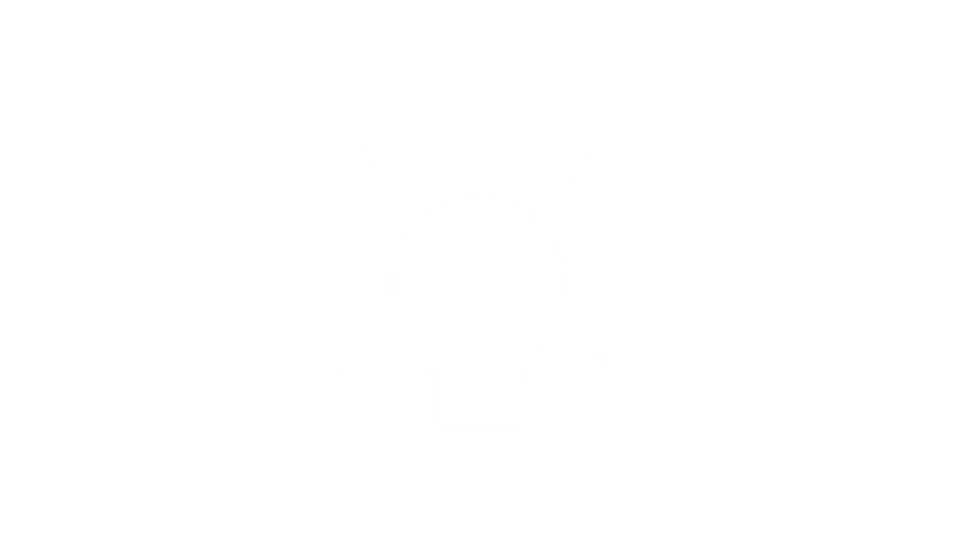 a light bulb with rays of light