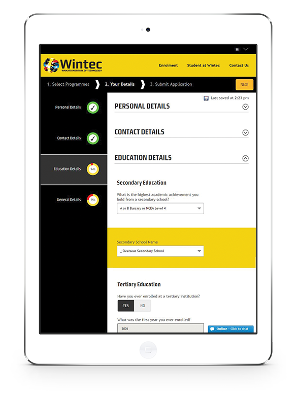 User Experience Enhancement for Students