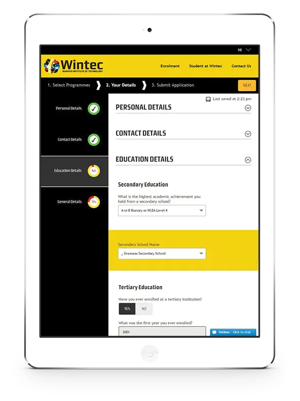User Experience Enhancement for Students