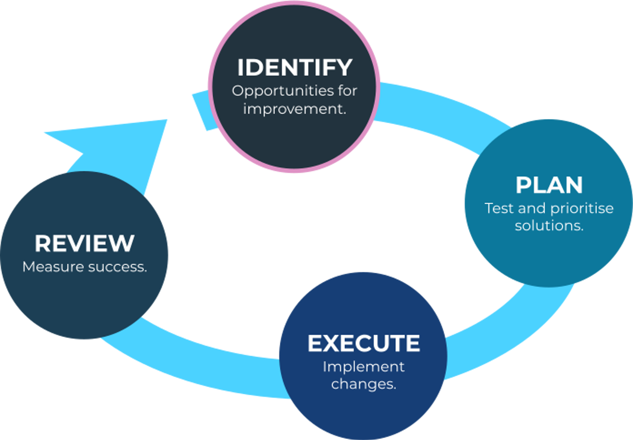 Enlighten continuous improvement diagram