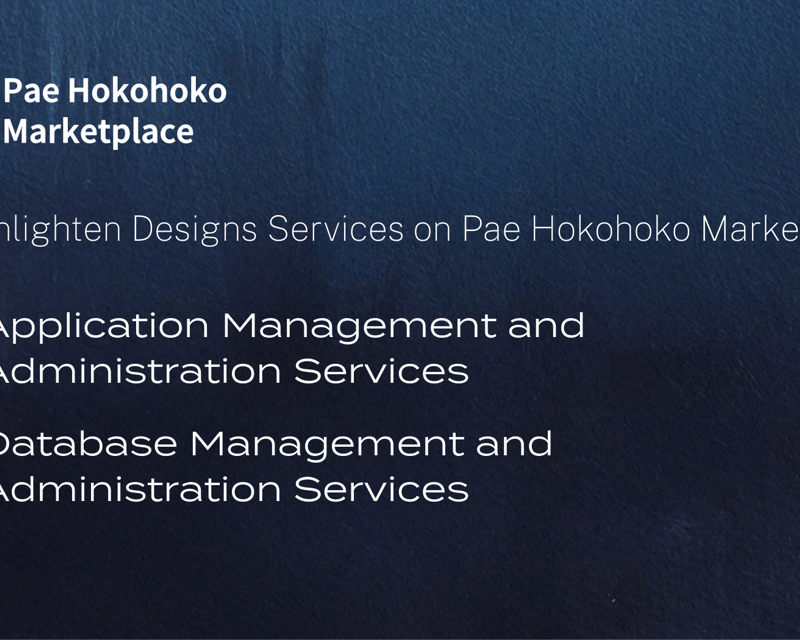 a blue background with white text