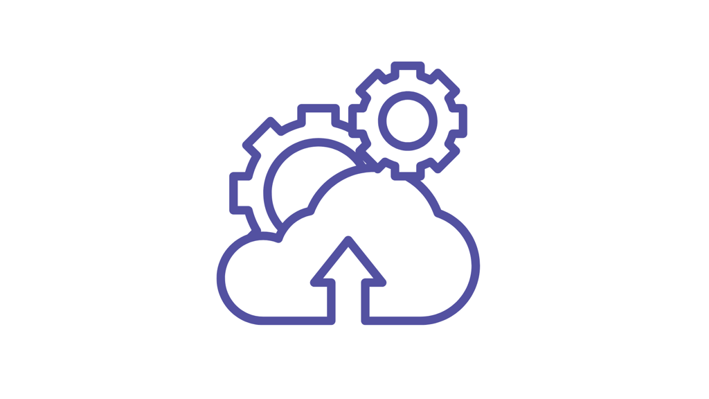 An illustration depicting an Azure cloud computing ecosystem.