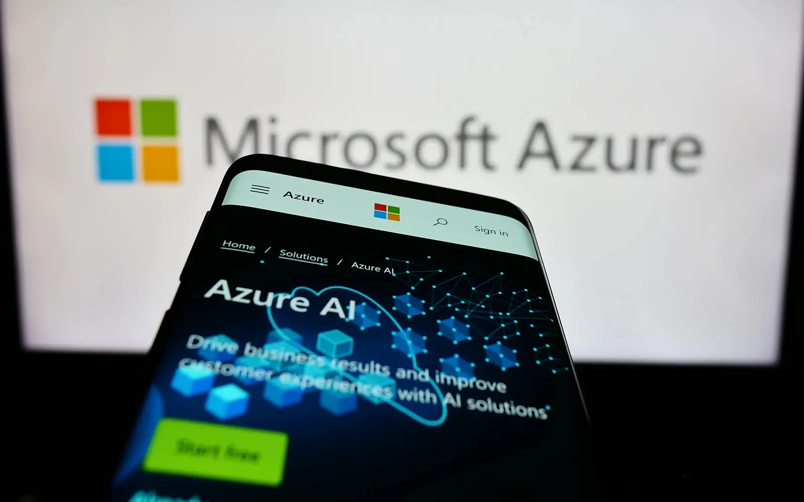 Azure AI Solutions on Phone