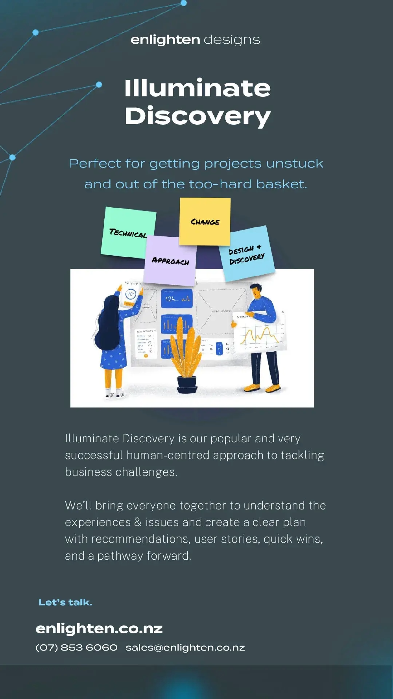 a man and woman writing on a board