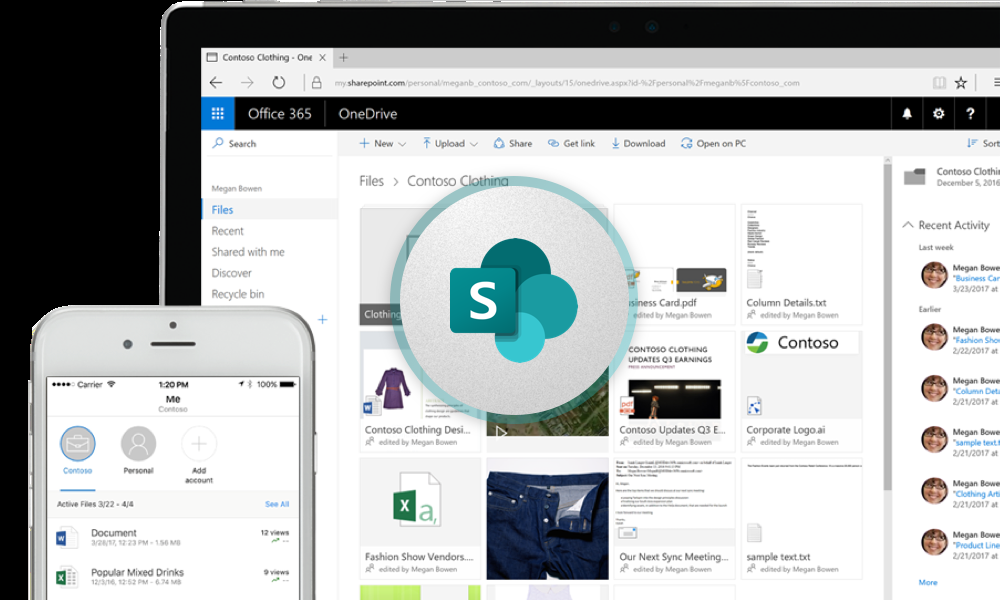 a screenshot of a computer on sharepoint
