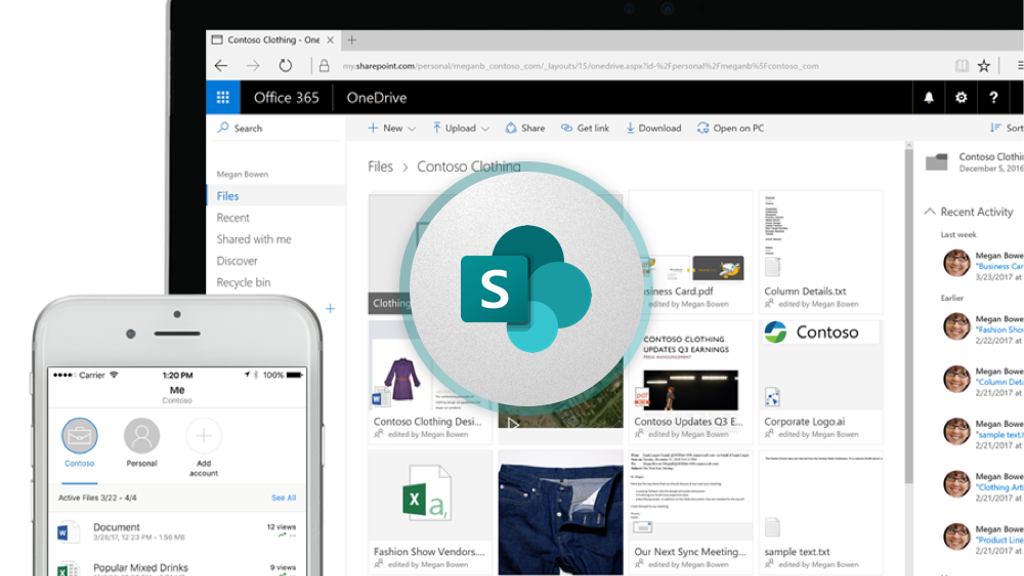 a screenshot of a computer on sharepoint