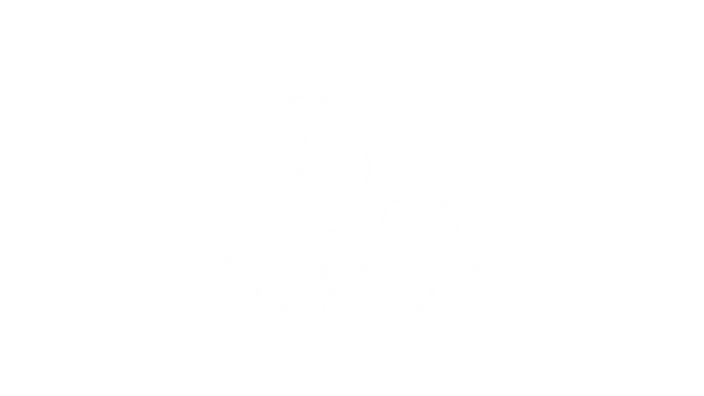 a group of white stars on a black background